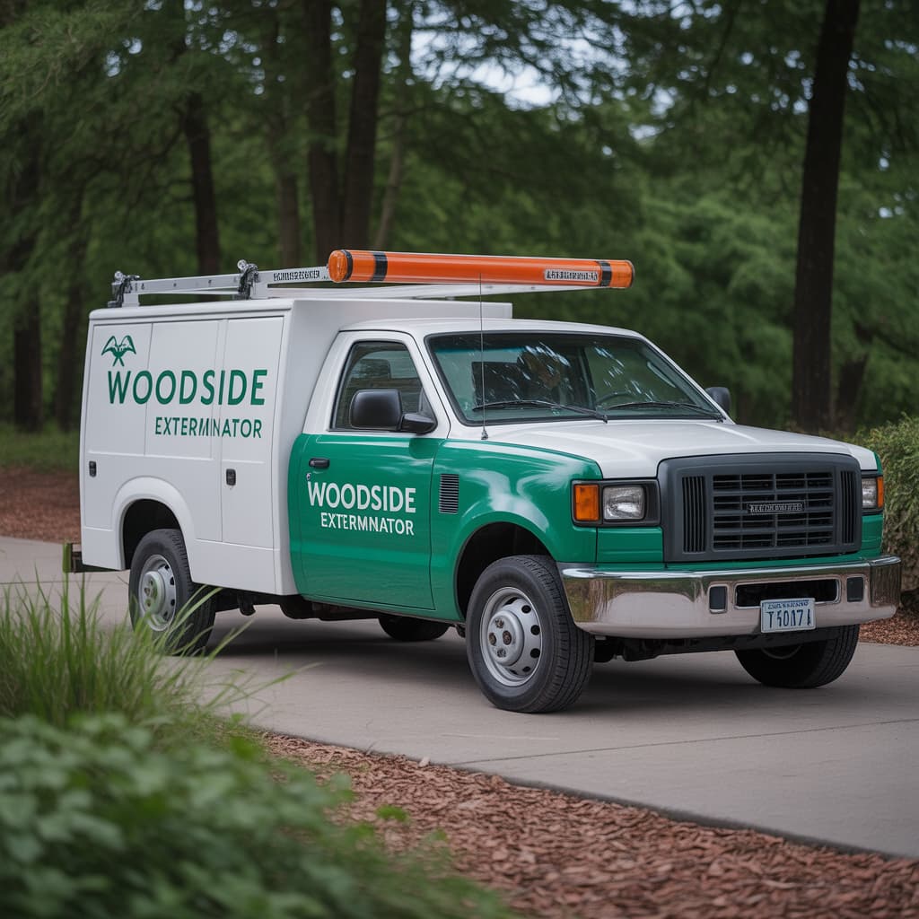 Woodside expert pest control van providing same-day service in Queens NY